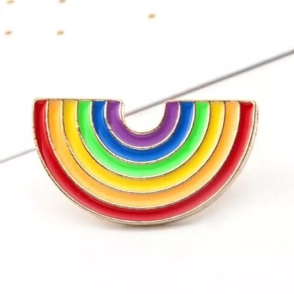 Equality Love Is Love Rainbow Pin - Picture 1 of 4